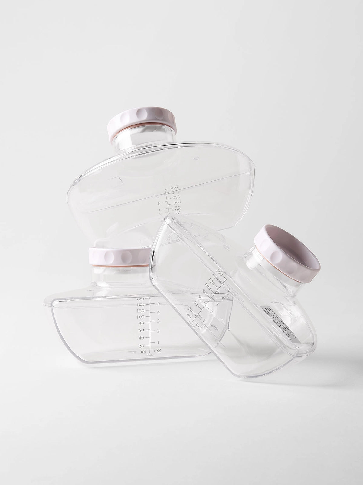 Perifit Pump | Bewaarflesjes voor moedermelk (set van 3)