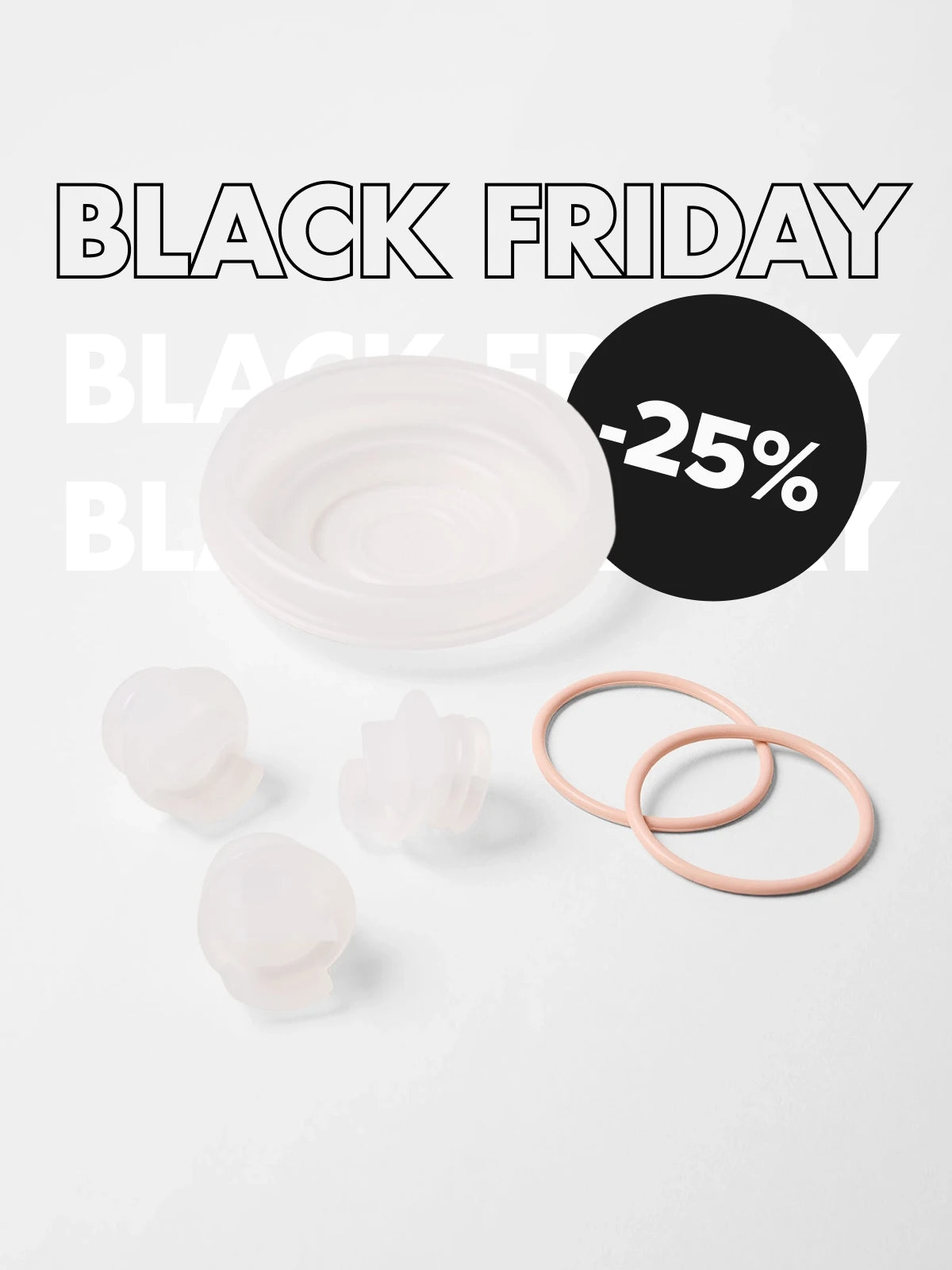 Perifit Pump | Siliconen vervangingsset voor borstkolf